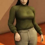 Mellow V - Maud Turtleneck Knit Dress & Sweater Set