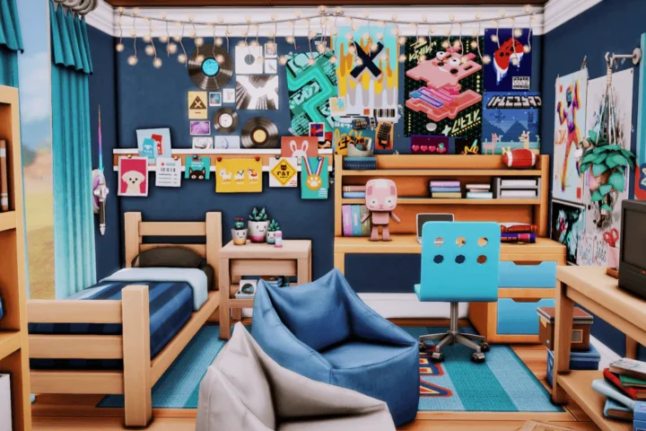 Jumble Bedroom - No CC