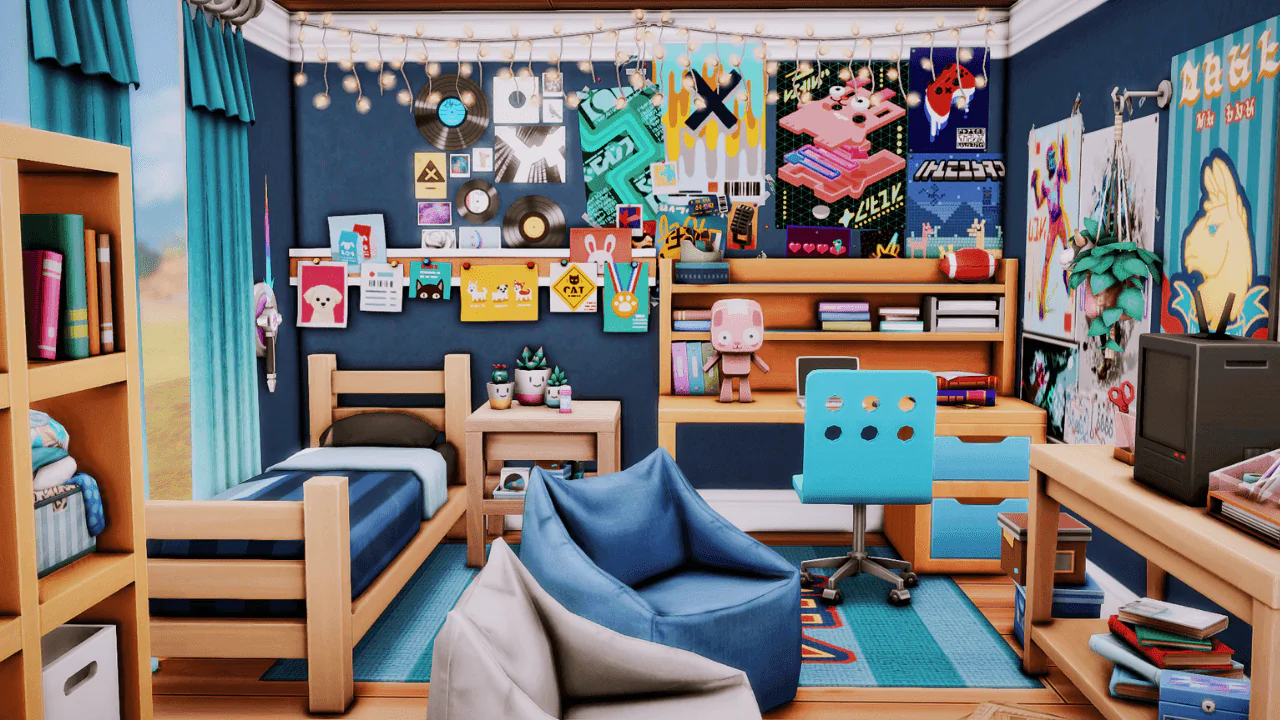Jumble Bedroom - No CC