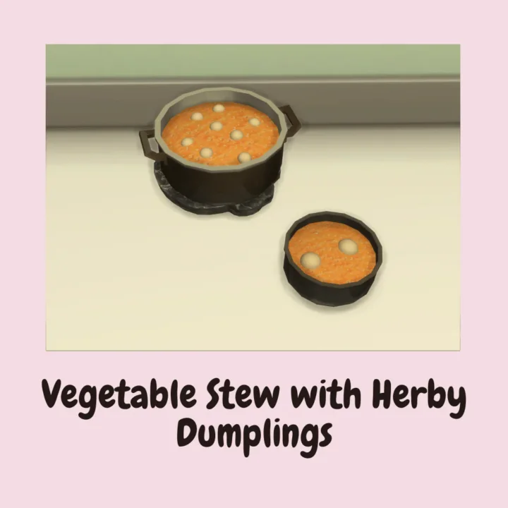 Vegetable Stew with Herby Dumplings