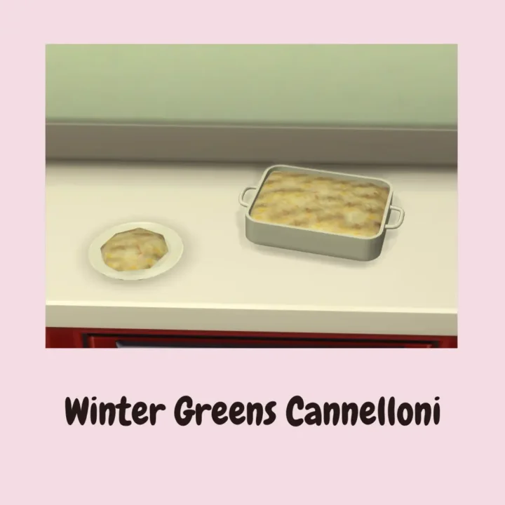 Winter Greens Cannelloni