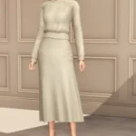 Basic VI - Crème Knit Sweater & Skirt