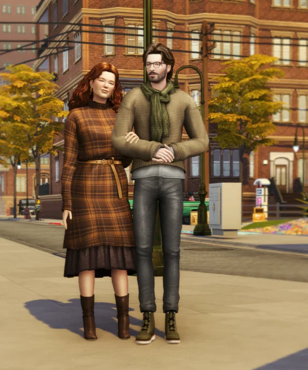Autumn City II - Sabrina Sweater Dress