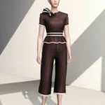 Princess of XVI - Half Blouse - Trousets Set