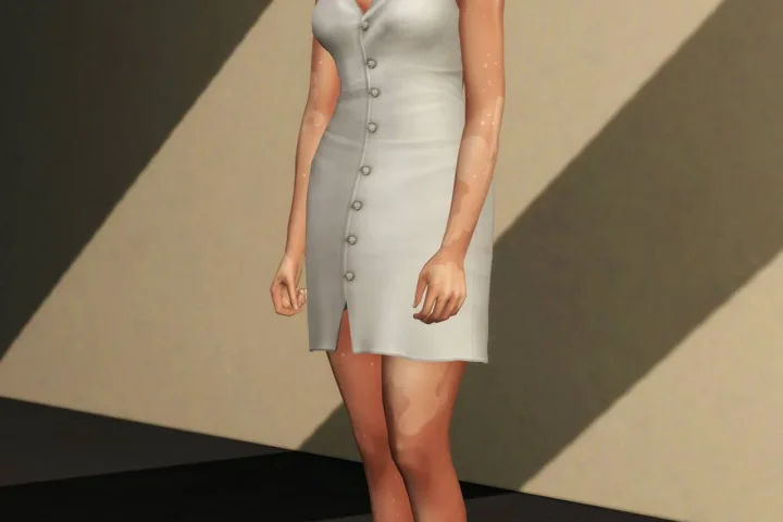 Desert Sand - Lux Dress & Vest Set