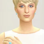 M Jewerly - V (Earring & Necklace Set)