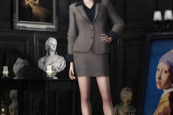 Suit with Stripe - Kylie Suit Set