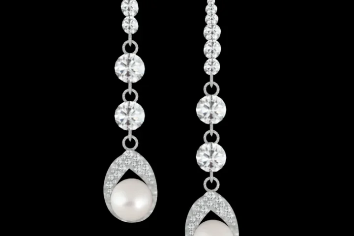 Pearl Wedding Earrings