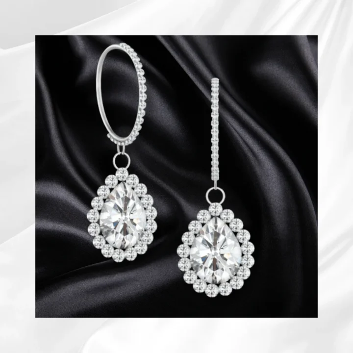Diamond Dewdrop Earrings