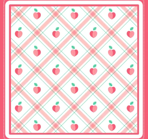 Patterned Rug 001 (Flowers & Fruit)