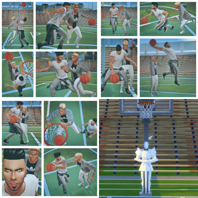 Couple pose ''Basketball''
