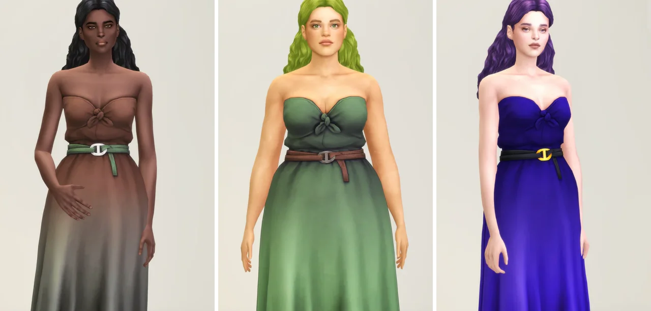 Seashell Wavvve - Solid Dress Set