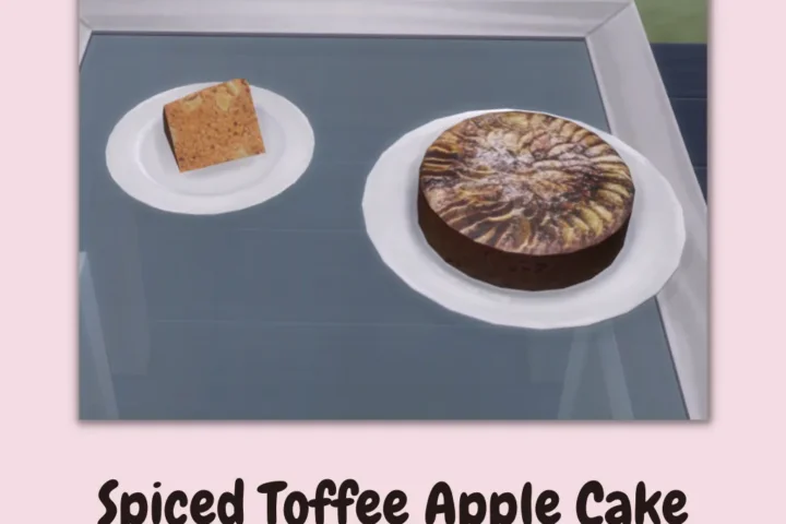 Spiced Toffee Apple Cake