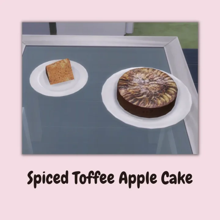 Spiced Toffee Apple Cake