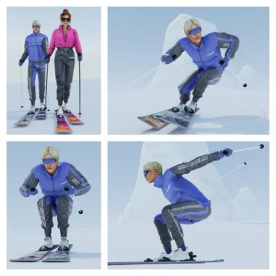 Skiing