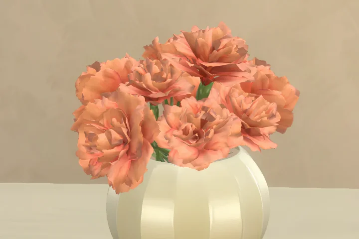 Cauliflower in vase