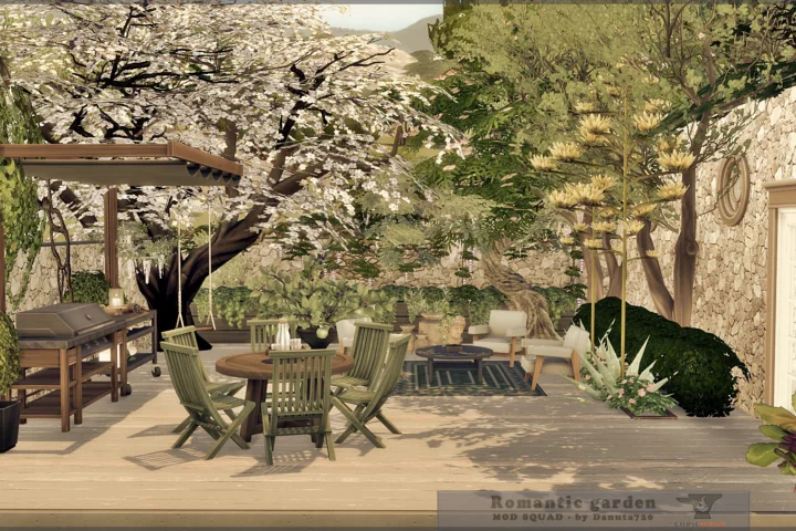 Romantic garden