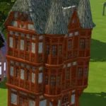 Medieval Old Town Hood Deco Houses - Broom Maker Set