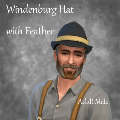 Windenburg Hat with Feather