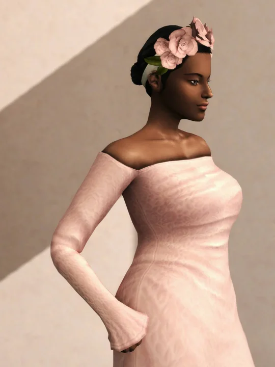Rosa × alba - Orchid Gown Set