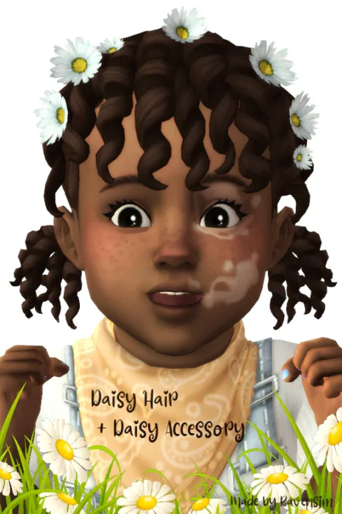 Daisy Hair For Toddlers
