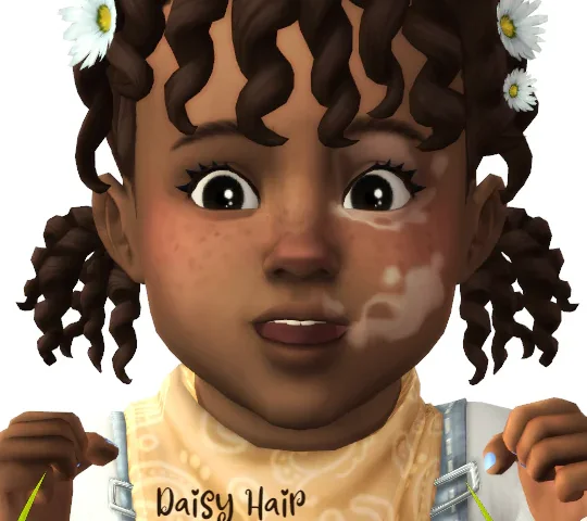 Daisy Hair For Toddlers