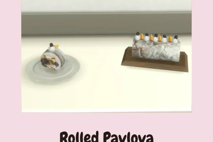 Rolled Pavlova