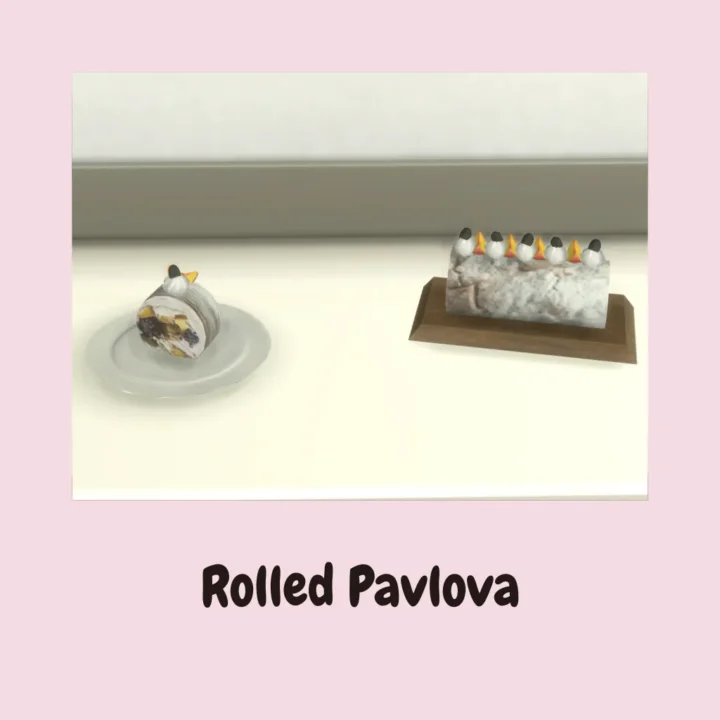 Rolled Pavlova