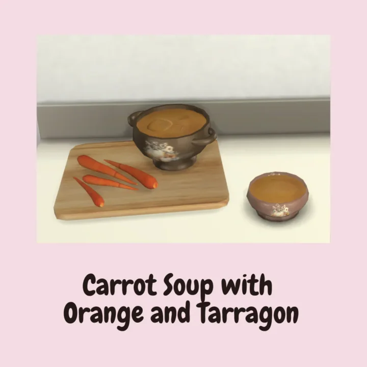 Carrot Soup with Orange and Tarragon