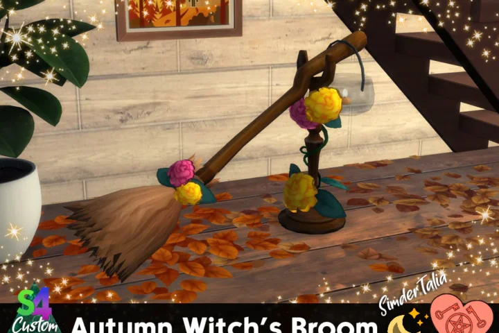 Autumn Witch's Broom