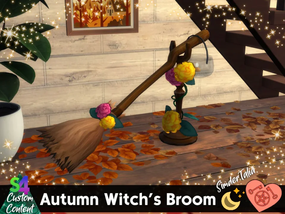 Autumn Witch's Broom