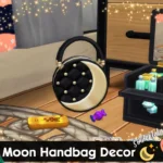 Witchy Moon Handbag Decor