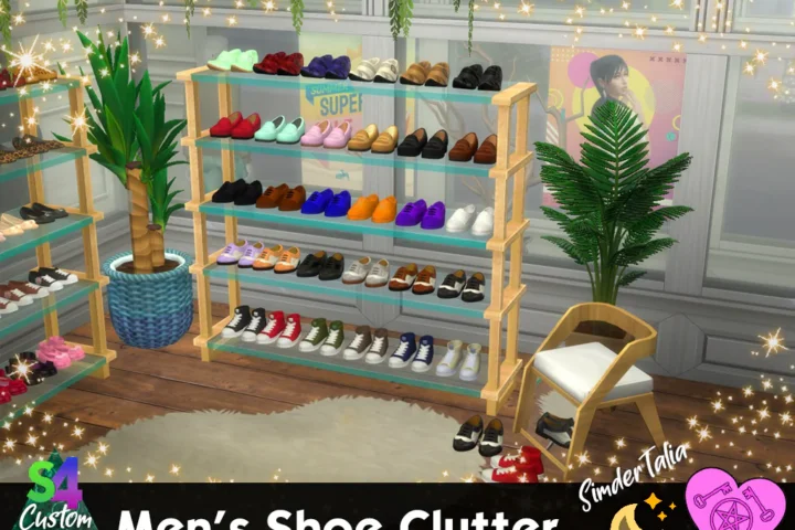 Men's Shoe Clutter
