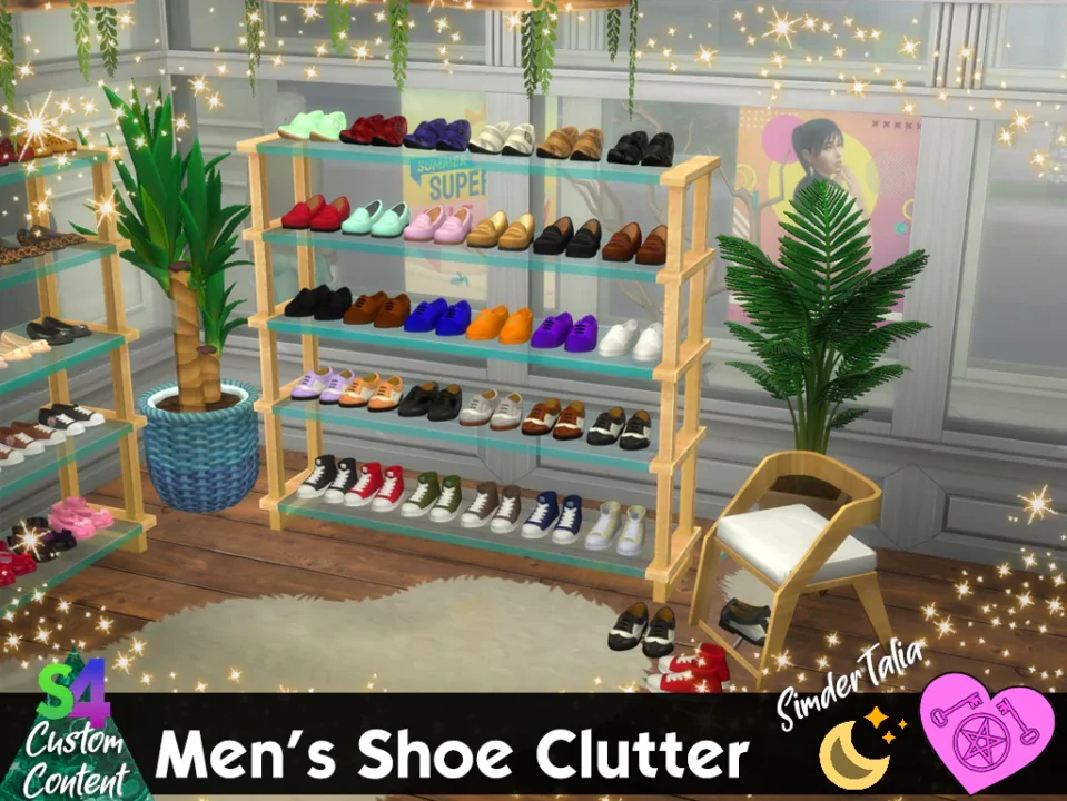 Men's Shoe Clutter