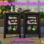 Witchy Business Chalk SIgns