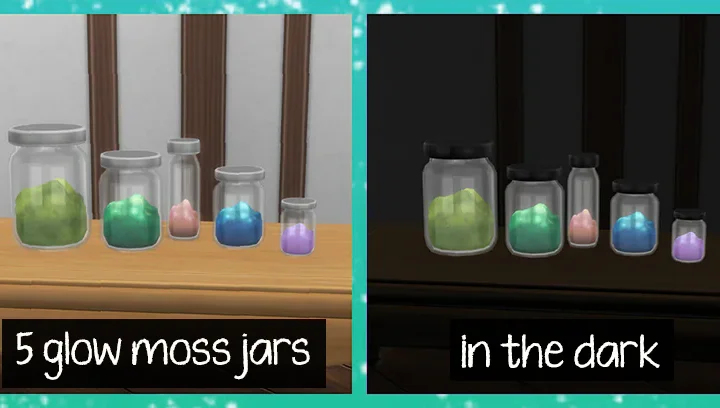 Glowing Moss Jars