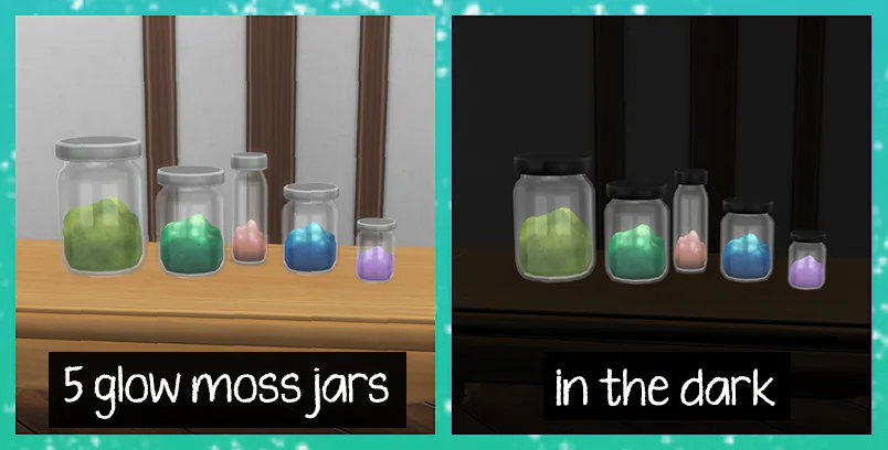 Glowing Moss Jars