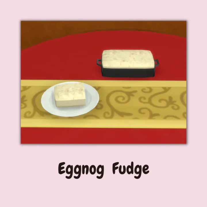 Eggnog Fudge