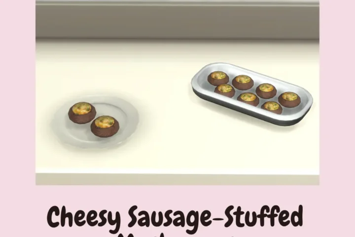 Cheesy Sausage-Stuffed Mushrooms
