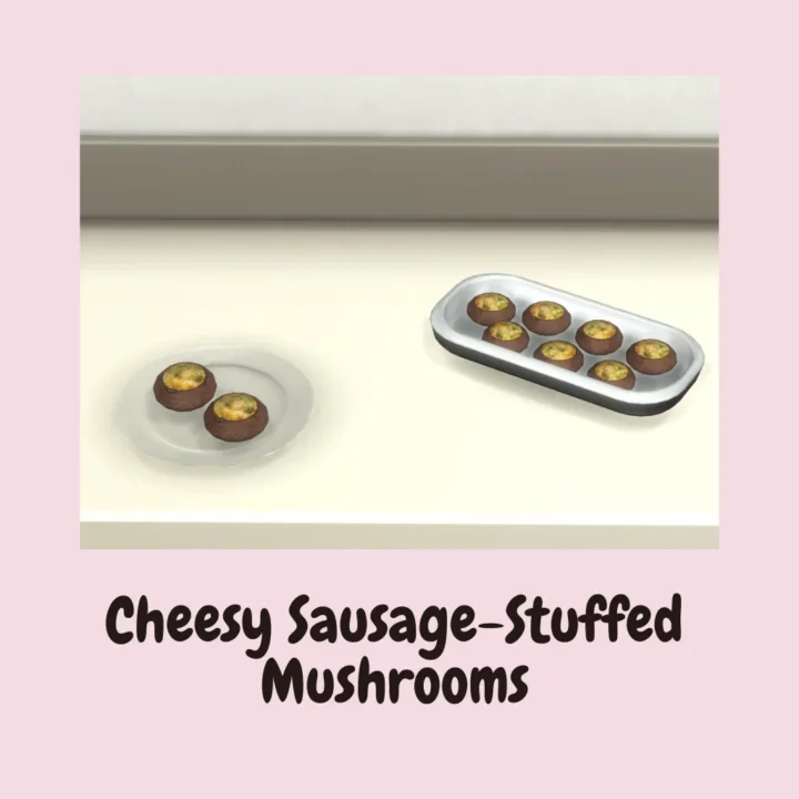 Cheesy Sausage-Stuffed Mushrooms