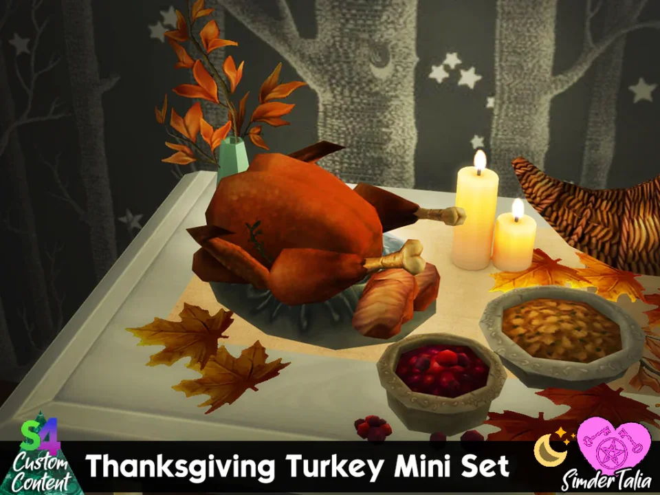 Thanksgiving Turkey Mini Set