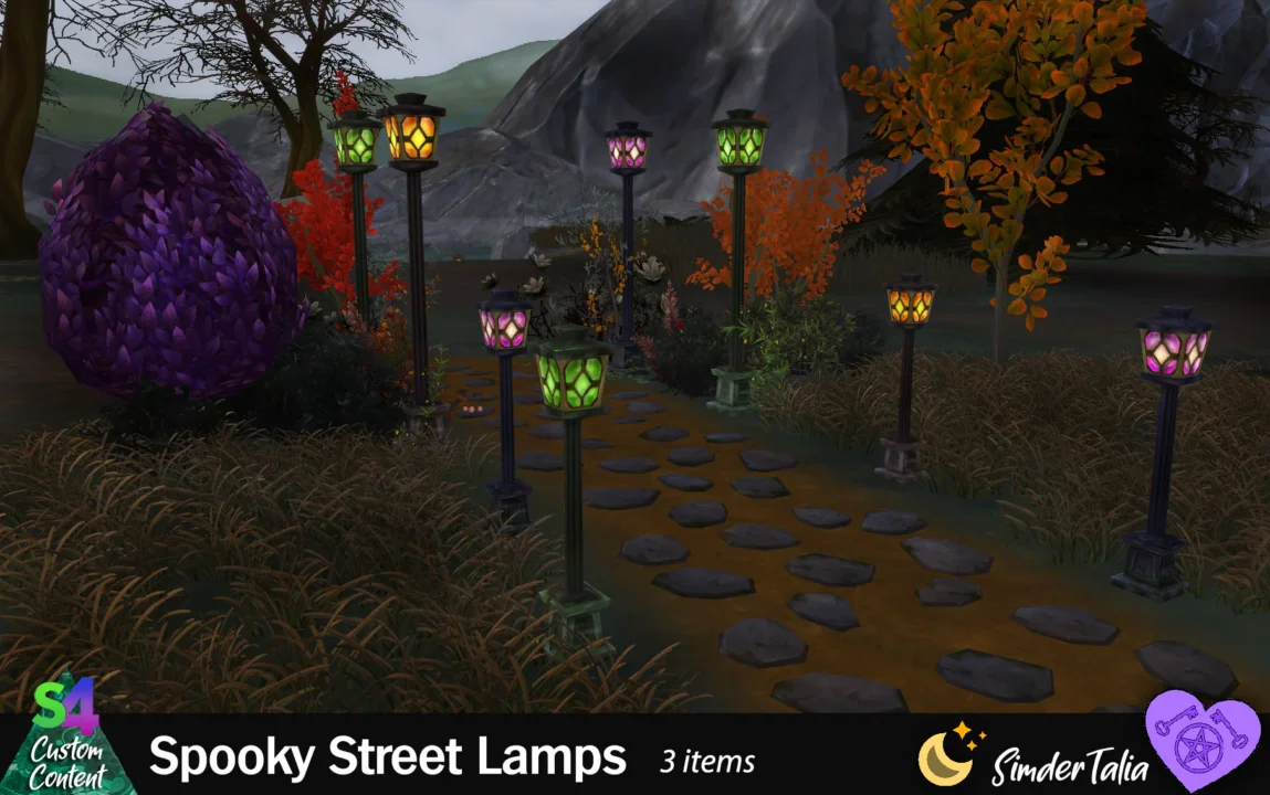 Spooky Street Lamps