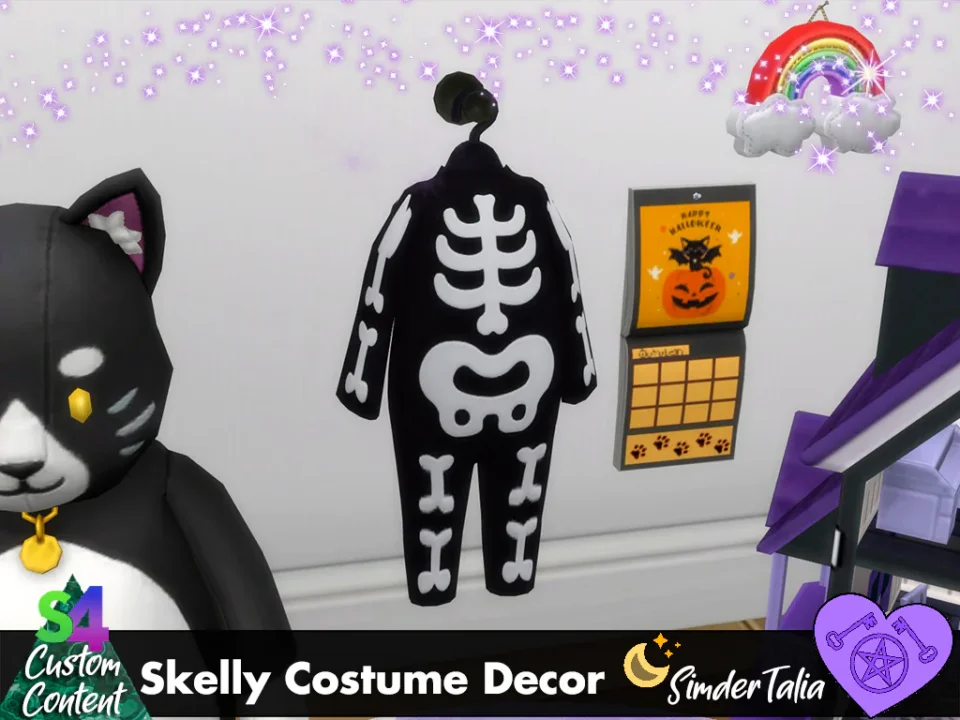 Skelly Costume Decor