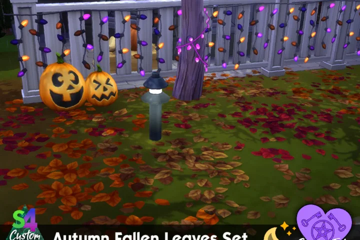 Autumn Fallen Leaves Set