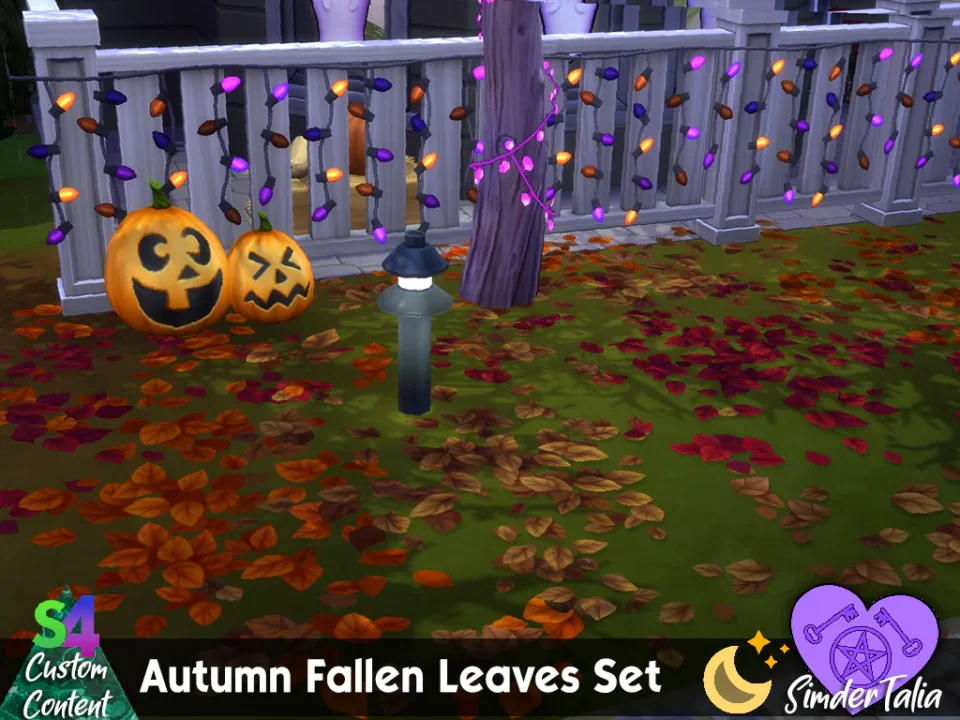 Autumn Fallen Leaves Set