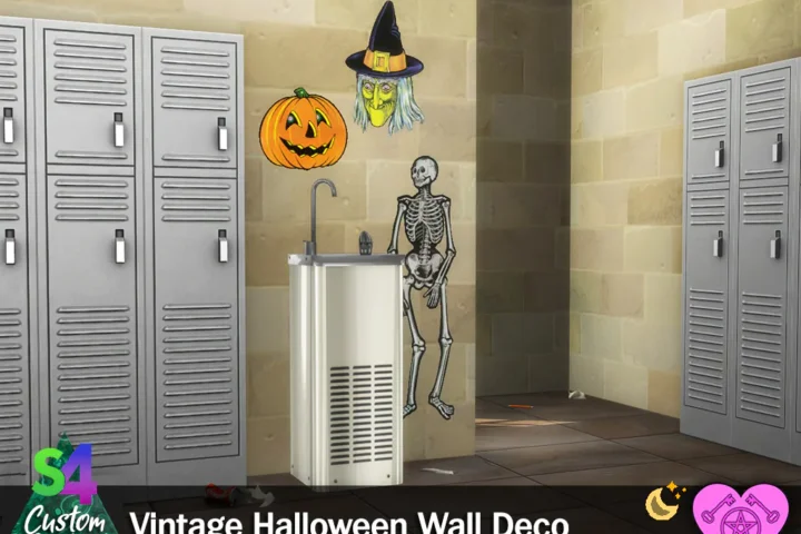 Vintage Halloween Wall Decor