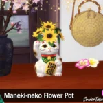 Maneki-neko Flower Pot