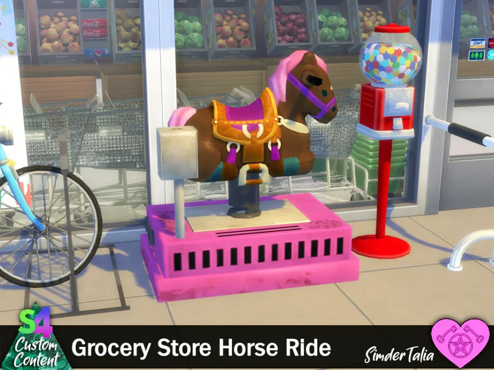 Grocery Store Horse Ride (decor)