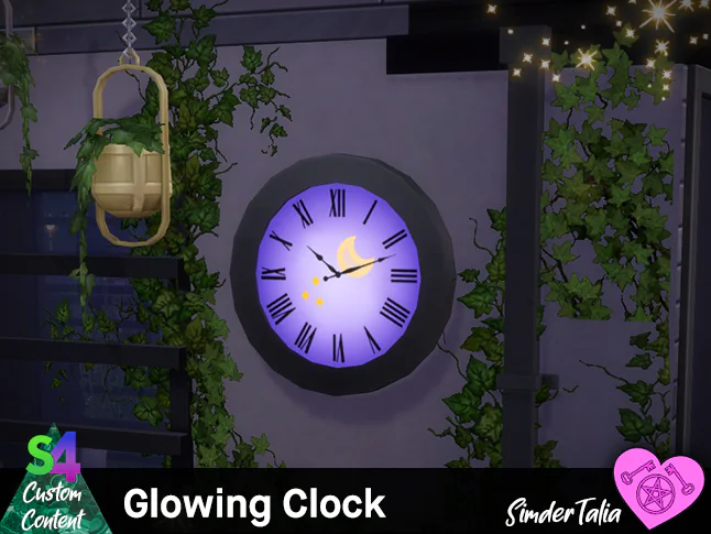 Glowing Clock