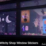 Witchy Shop Window Stickers